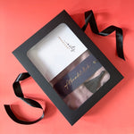 Load image into Gallery viewer, Aisha 3 Piece Gift set featuring Hijab, Notebook, Bookmark for sisters
