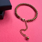 Load image into Gallery viewer, New Elegant 18K Gold Plated Dainty 33 Bead Tasbih Bracelet by Safar London
