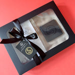 Load image into Gallery viewer, Khadijah Gift set featuring Hijab, Notebook, Tasbih for sisters
