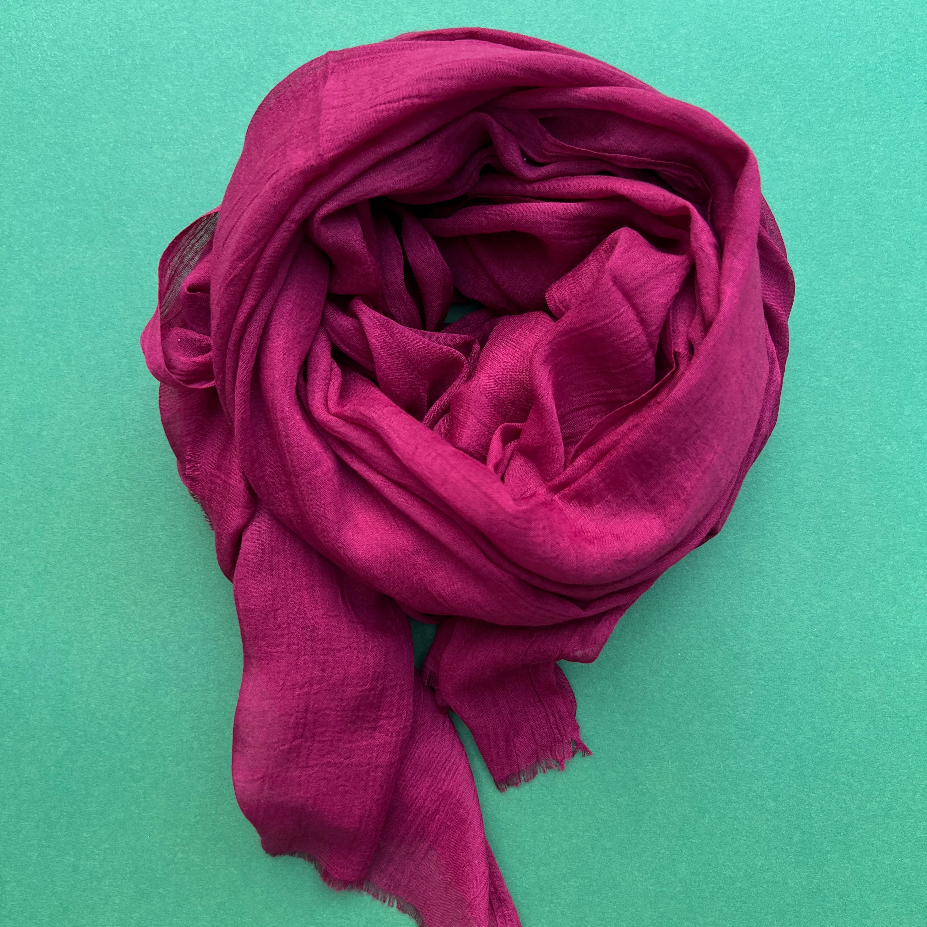 Soft Cotton Silk Hijab - Luxurious and Comfortable Blend, Available in 8 Colors