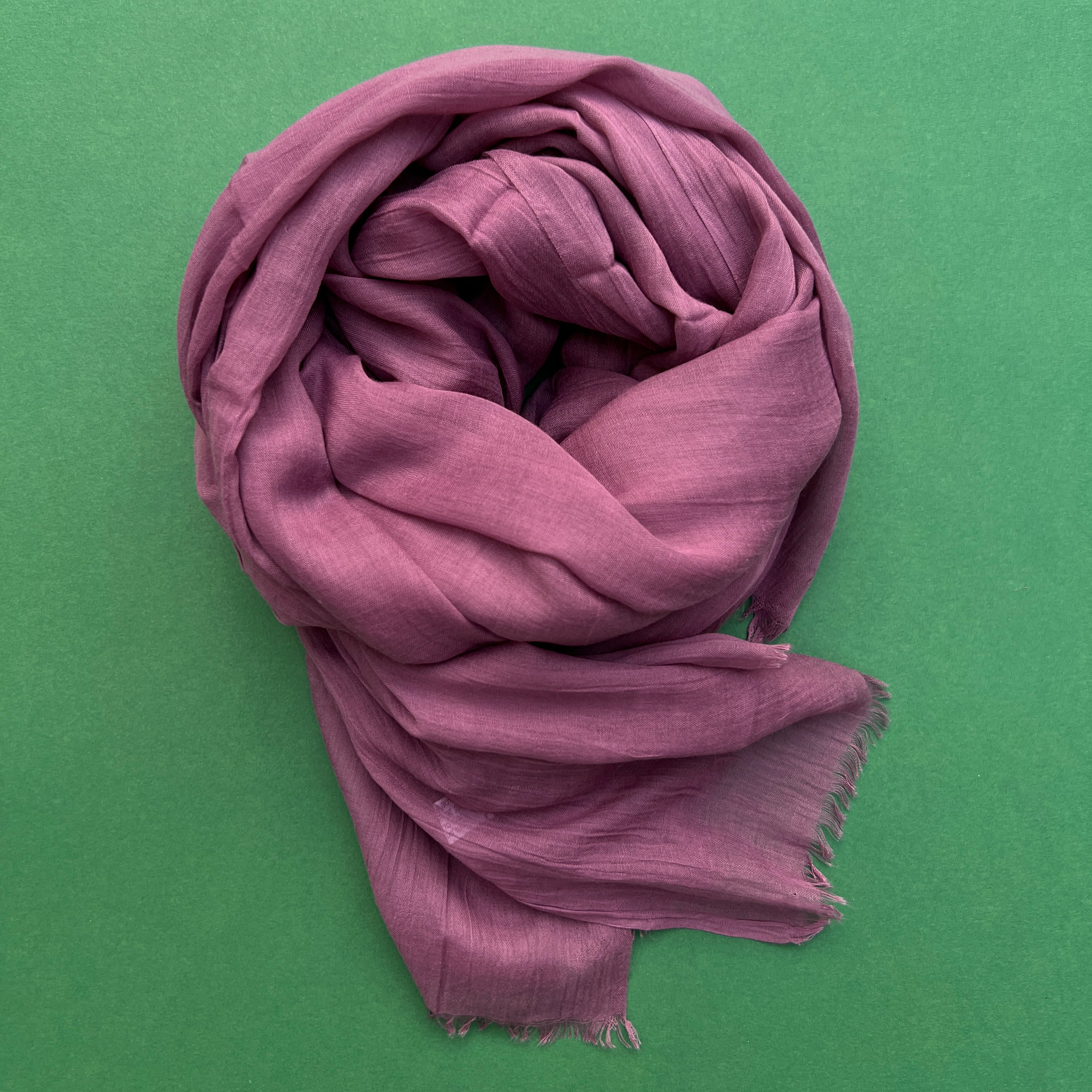 Soft Cotton Silk Hijab - Luxurious and Comfortable Blend, Available in 8 Colors